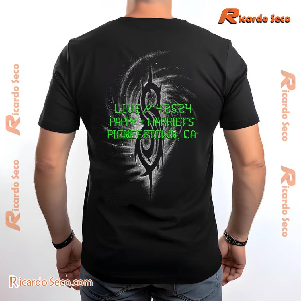Slipknot Goat Live 4.25.24 Pappy Harriet's Pioneertown CA Event Graphic Unisex T-shirt, Classic Men Shirt b Slipknot Goat Live 4.25.24 Pappy Harriet's Pioneertown CA Event Graphic Unisex T-shirt, Classic Men Shirt b