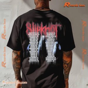 Slipknot Here Comes The Pain Tour 2024 Photo Graphic Unisex Shirt, V-neck Ladies b