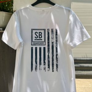 Squarebody Truck Usa Flag Truck T-shirt, V-neck Ladies