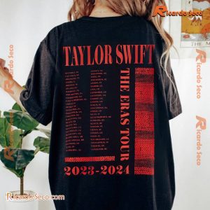 Taylor Swift The Eras Tour Reputation Live Photo 2023 - 2024 Graphic Unisex T-shirt, V-neck Ladies c