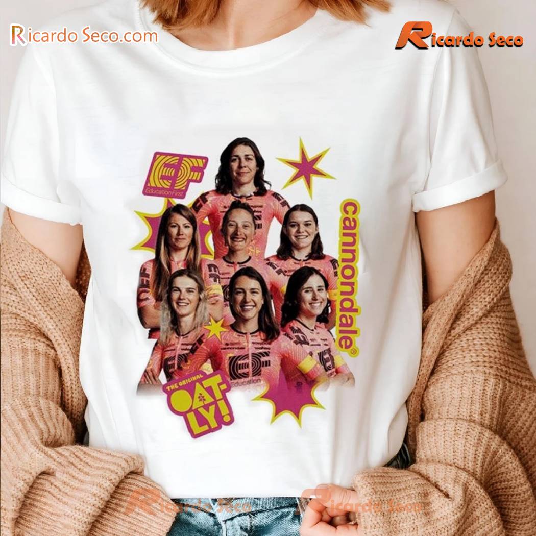 Team Cannondale EF Pro Cycling The Original Oatly Teams 2024 Femmes Graphic Shirt, V-neck Ladies a Team Cannondale EF Pro Cycling The Original Oatly Teams 2024 Femmes Graphic Shirt, V-neck Ladies a