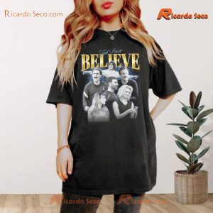 Ted Lasso Believe Cast Heartthrob Graphic Vintage Classic Men Shirt, V-neck Ladies b