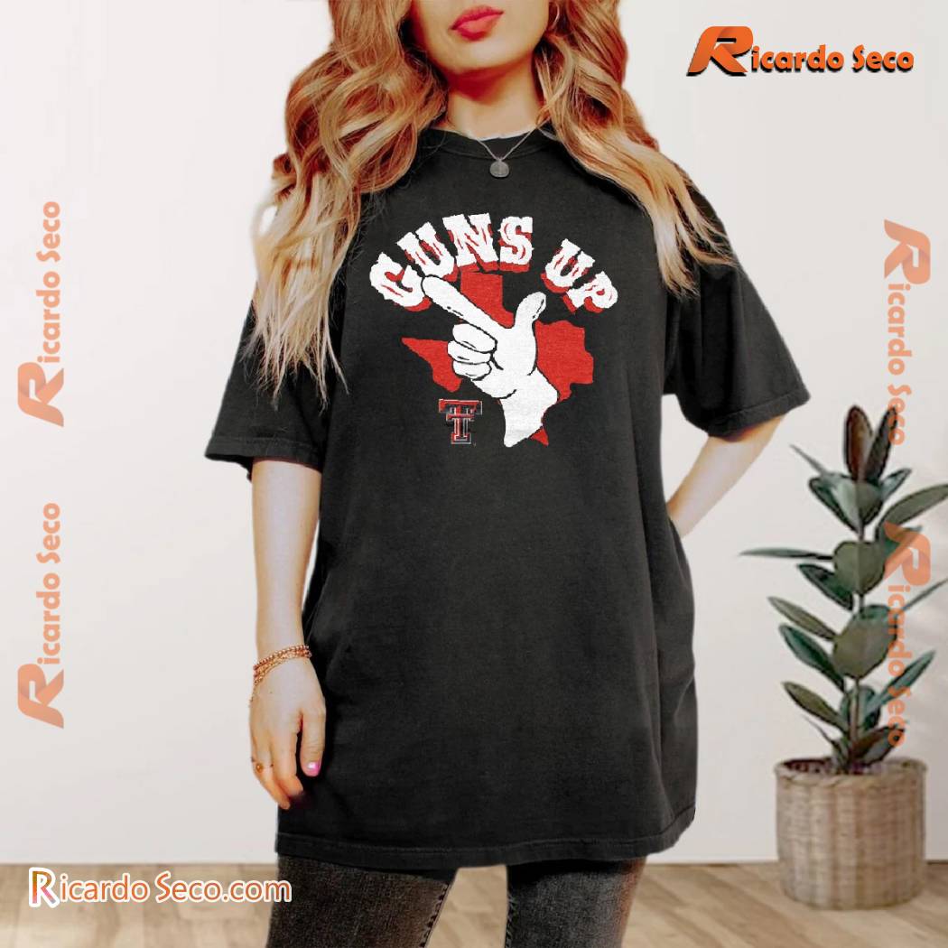 Texas Tech Red Raiders Guns Up Gift For Men And Women Shirt, Classic Men Shirt b Texas Tech Red Raiders Guns Up Gift For Men And Women Shirt, Classic Men Shirt b