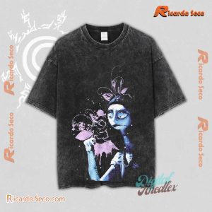 The Nightmare Before Christmas Jack & Sally Graphic Acid Washed Tee a