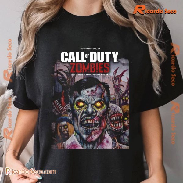 The Official Comic Of Call Of Duty Zombies Poster Graphic Unisex Shirt, Classic Men Shirt