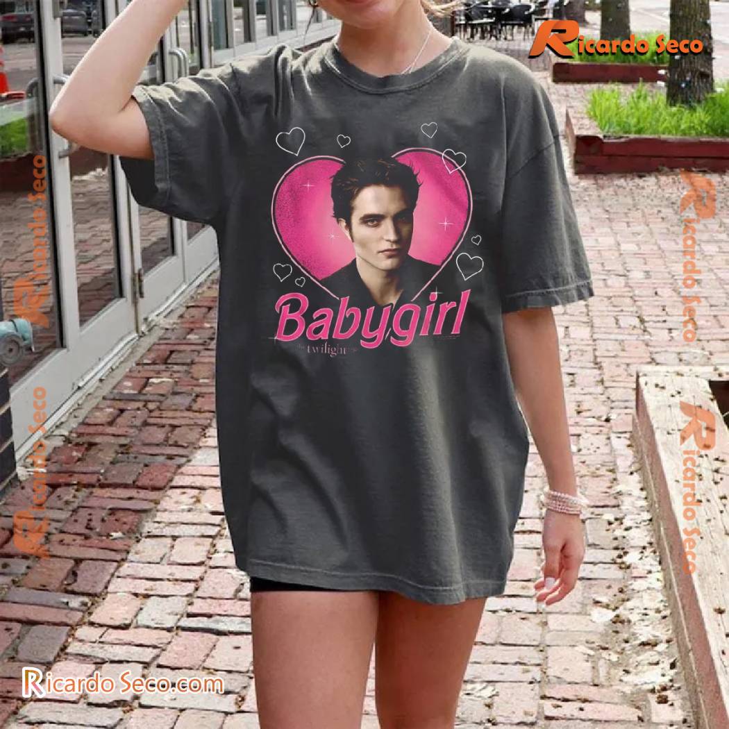 The Twilight Saga Edward Cullen Baby Girl Gift For Men And Women Shirt, V-neck Ladies a The Twilight Saga Edward Cullen Baby Girl Gift For Men And Women Shirt, V-neck Ladies a