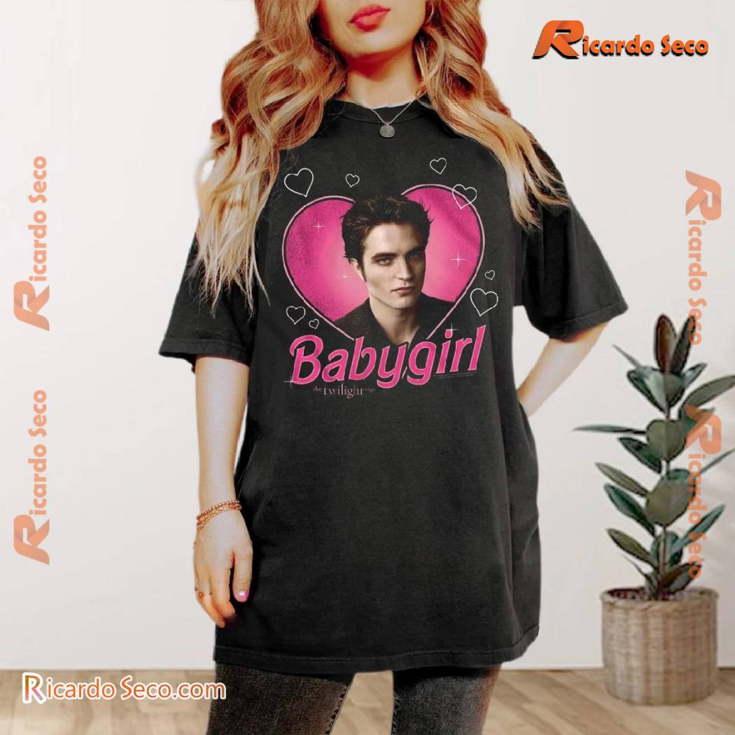 The Twilight Saga Edward Cullen Baby Girl Gift For Men And Women Shirt, V-neck Ladies The Twilight Saga Edward Cullen Baby Girl Gift For Men And Women Shirt, V-neck Ladies
