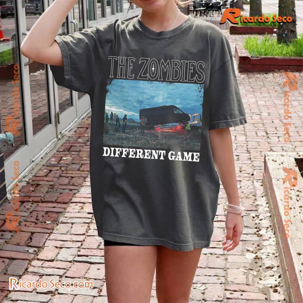 The Zombies Different Game Song Lyrics Graphic Unisex T-shirt, Men Shirt, V-neck Ladies a