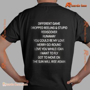 The Zombies Different Game Song Lyrics Graphic Unisex T-shirt, Men Shirt, V-neck Ladies b