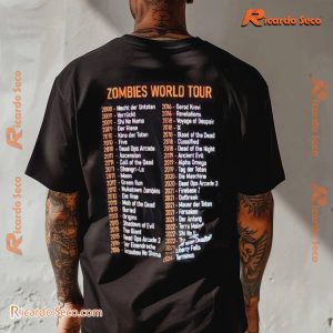 The Zombies World Tour 2024 Vintage Gift For Fan Unisex Shirt, Classic Men Shirt a