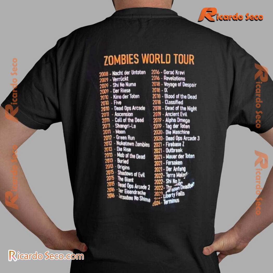 The Zombies World Tour 2024 Vintage Gift For Fan Unisex Shirt, Classic Men Shirt