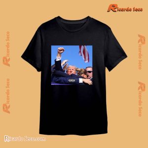 Trump Injured But fine Trump Safe Unisex T-shirt, Hoodie-b