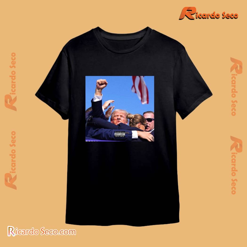 Trump Injured But fine Trump Safe Unisex T-shirt, Hoodie-b