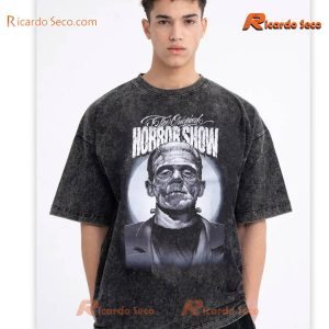 Universal Monsters X Maxx242 Bride & Frank The Hollywood Horror Show Graphic Gift For Fan Unisex T-shirt