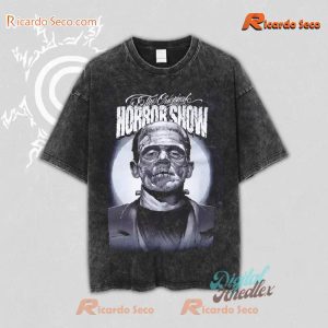 Universal Monsters X Maxx242 Bride & Frank The Hollywood Horror Show Graphic Gift For Fan Unisex T-shirt a