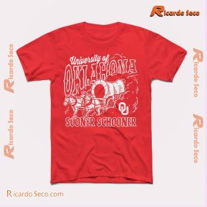 University Of Oklahoma Sooner Schooner Graphic Unisex T-shirt, Classic Men Shirt