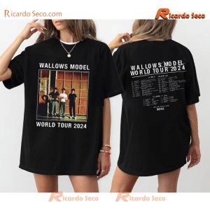 Wallows Model 2024 World Tour Shirt Concert Gift For Fan V-neck Woman