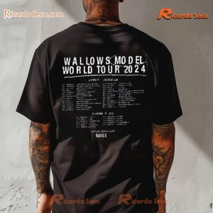 Wallows Model 2024 World Tour Shirt Concert Gift For Fan V-neck Woman b