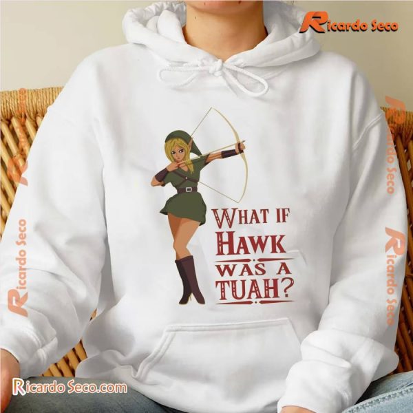 What If Hawk Was A Tuah Graphic Unisex T-shirt, Classic Ladies Shirt