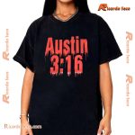 Wwe Stone Cold Steve Austin 3:16 Blood From A Stone Vintage Classic Men Shirt