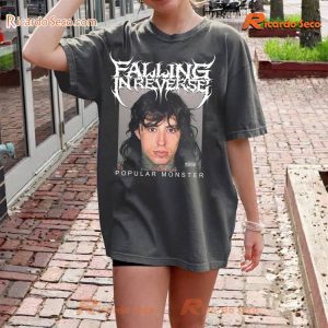 Falling In Reverse Popular Monster Album Cover T-shirt, Graphic Unisex T-shirt, Gift For Fan Shirt