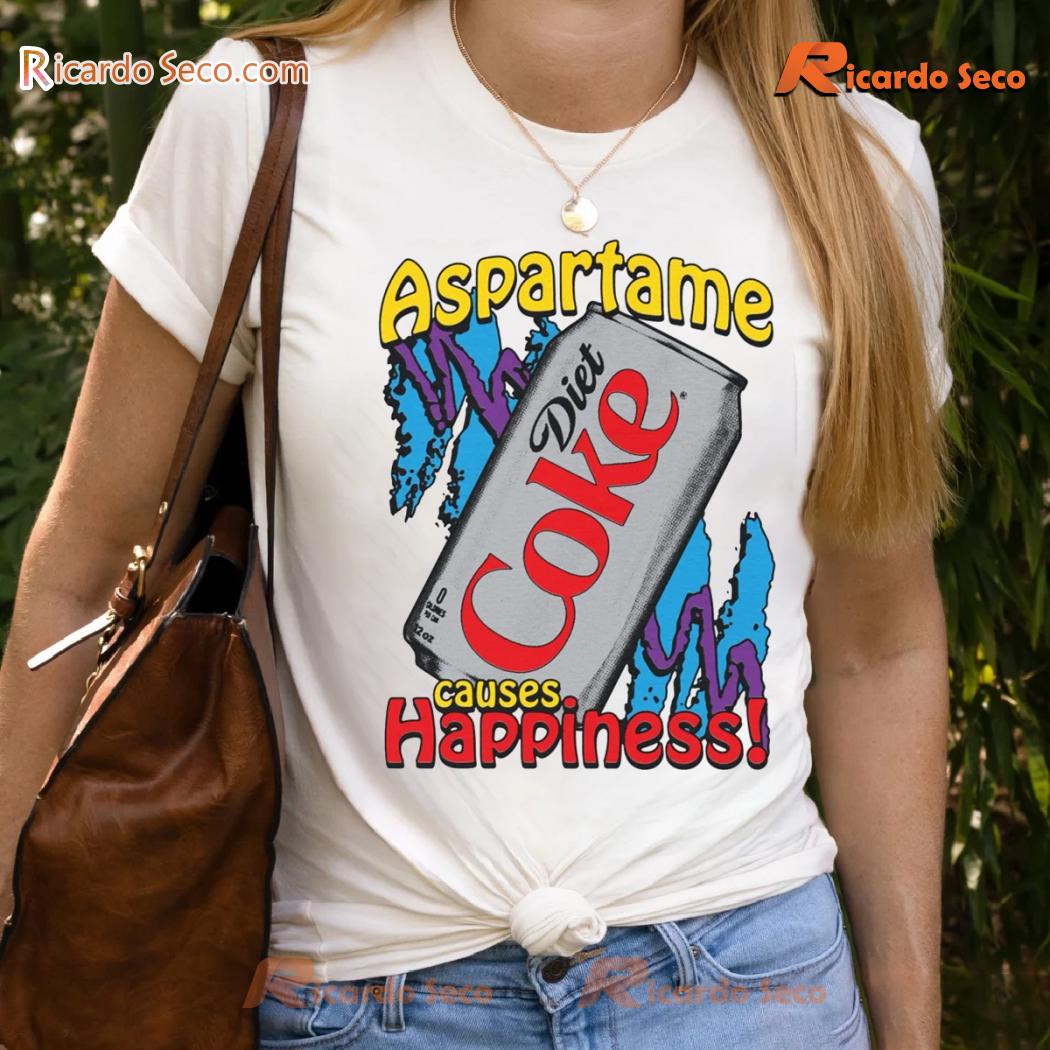 Aspartame Causes Happiness Diet Coke Graphic Unisex Tee, Classic Men Shirt Aspartame Causes Happiness Diet Coke Graphic Unisex Tee, Classic Men Shirt