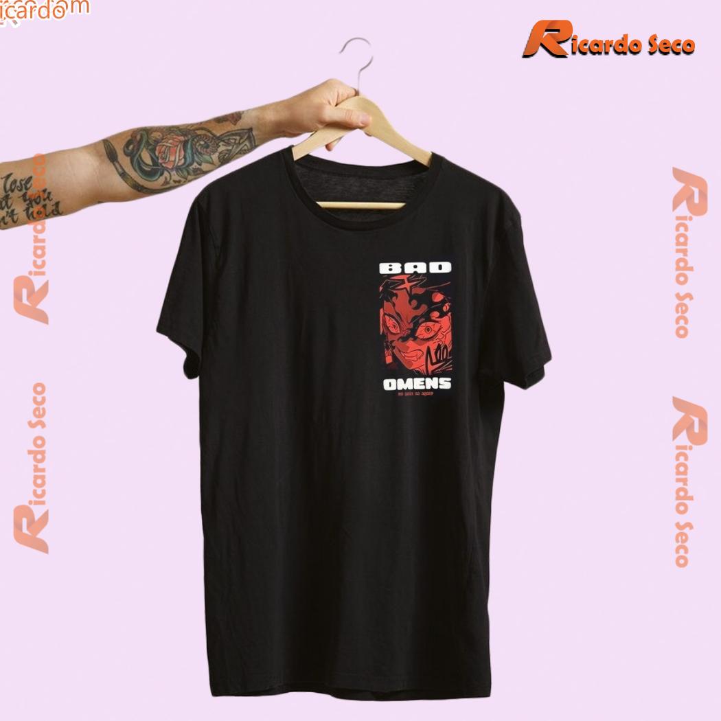 Bad Omen No Pain No Agony Released Upon Death Graphic Unisex T-shirt, Classic Men Shirt b