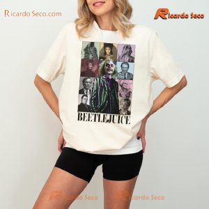 Beetlejuice 2 Halloween Horror Movie Eras Tour Graphic Unisex T-shirt, Classic Men Shirt a