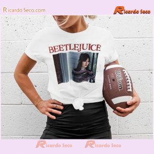 Beetlejuice Beetlejuice Jenna Ortega Is Astrid Deetz Gift For Fan Unisex T-shirt, Classic Men Shirt a