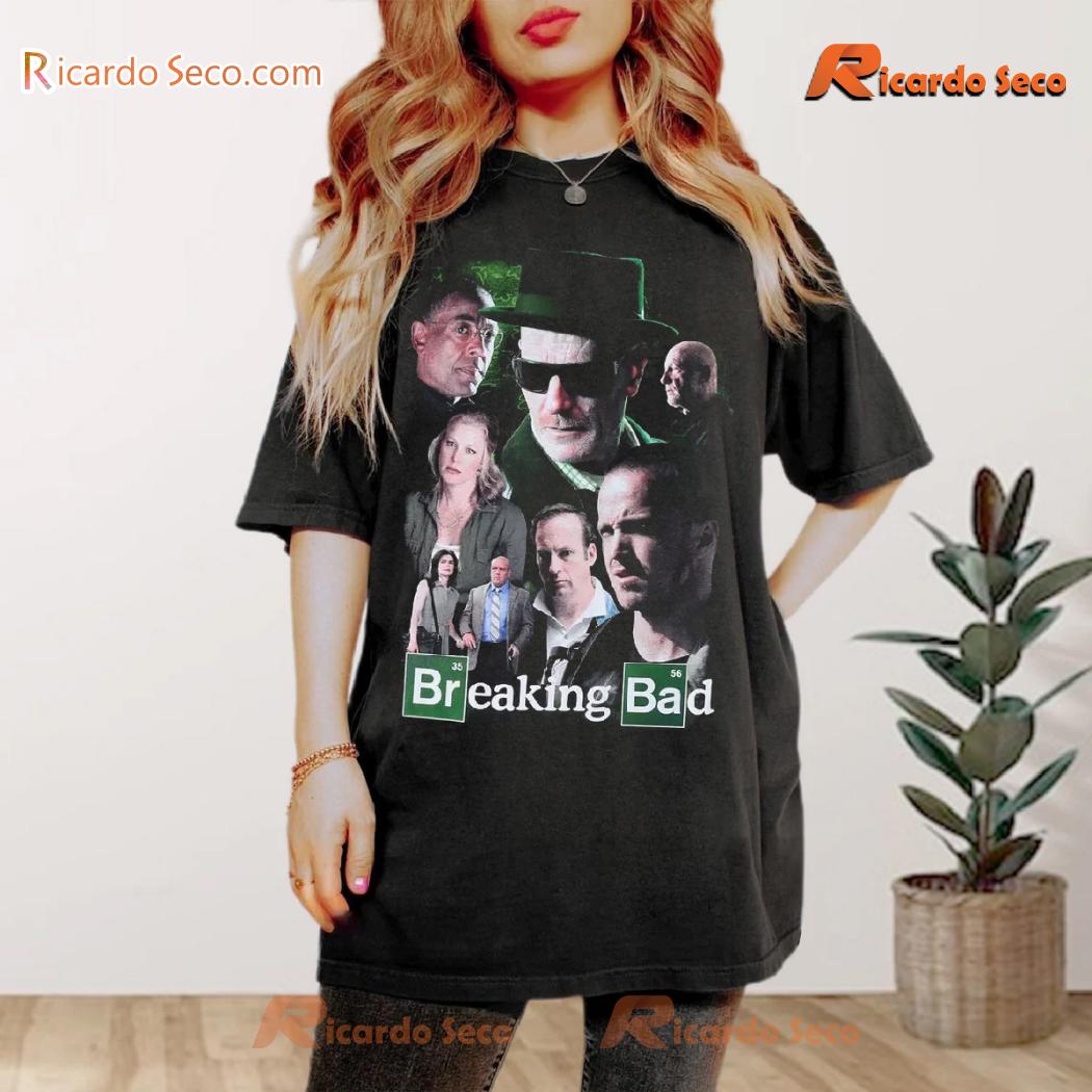 Better Call Saul Breaking Bad Character Collage Graphic Unisex T-shirt, Classic Men Shirt a Better Call Saul Breaking Bad Character Collage Graphic Unisex T-shirt, Classic Men Shirt a