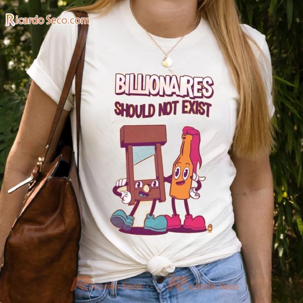 Billionaires Should Not Exist Graphic Unisex T-shirt, Classic Men Shirt, V-neck Ladies