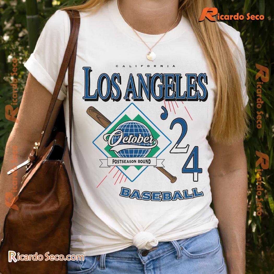 California LA In The Fall October Postseason Bound Baseball 2024 Graphic Unsiex Shirt, Classic Men Shirt California LA In The Fall October Postseason Bound Baseball 2024 Graphic Unsiex Shirt, Classic Men Shirt