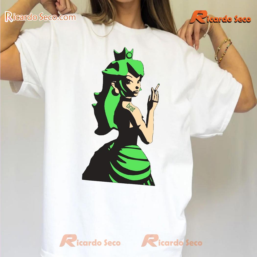 Charli XCX X Brat Peach Graphic Unisex T-shirt, Classic Men Shirt a Charli XCX X Brat Peach Graphic Unisex T-shirt, Classic Men Shirt a