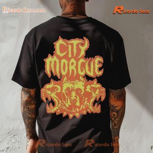 City Morgue Dobermann Graphic Unisex T-shirt, Classic Men Shirt c