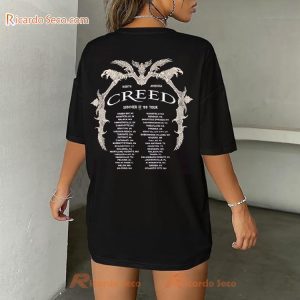 Creed Summer Of '99 Tour Gift For Music Fan Graphic Unisex Tee, Classic Men Shirt a