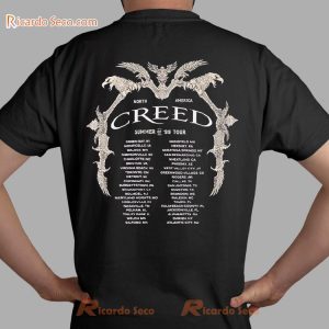 Creed Summer Of '99 Tour Gift For Music Fan Graphic Unisex Tee, Classic Men Shirt b