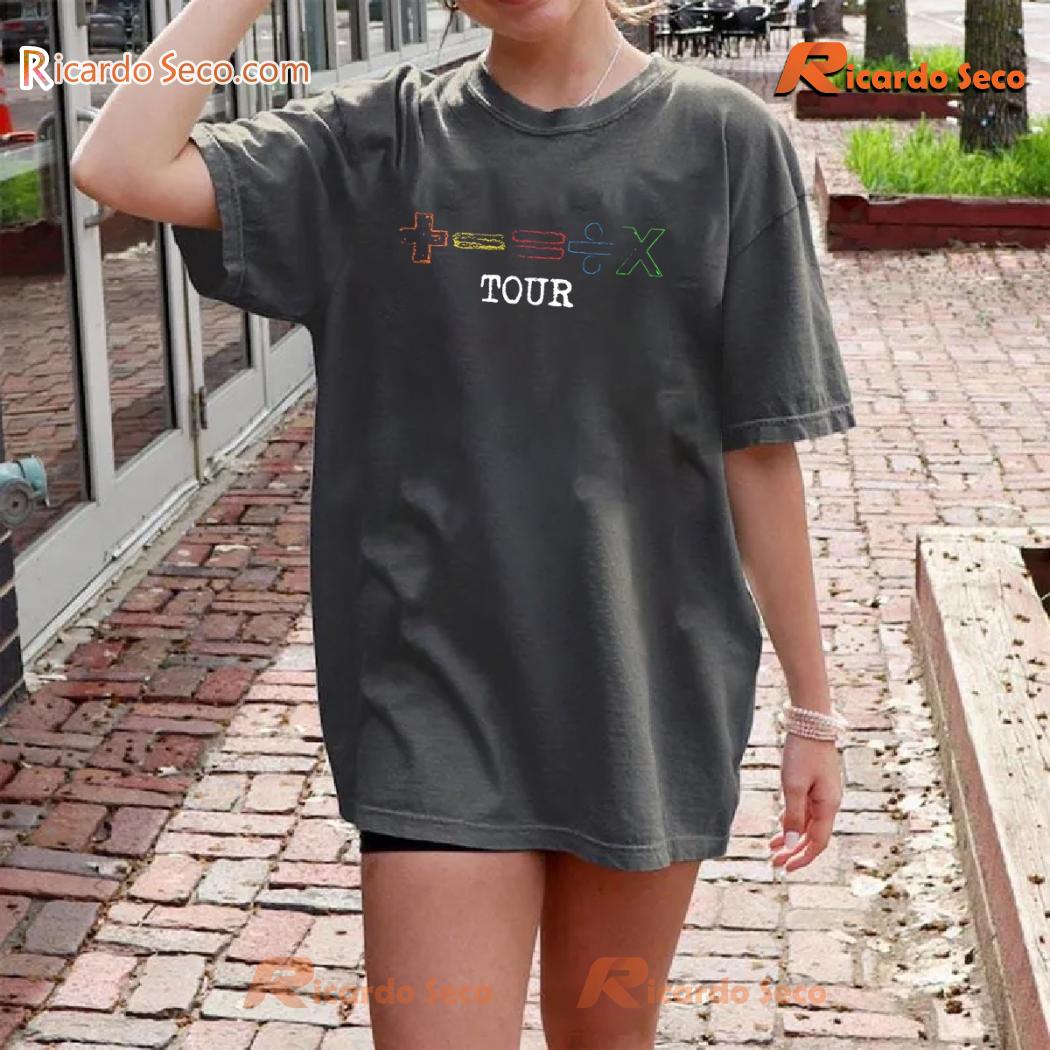 Ed Sheeran '+-=÷×' Tour Collection Graphic Unisex T-shirt, Music Fan Shirt, Classic Men Shirt