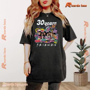 Friends 30 Years Celebrate Three Decades Of Laughter Gift For Fan Unisex T-shirt, Hoodie, Long Sleeve a