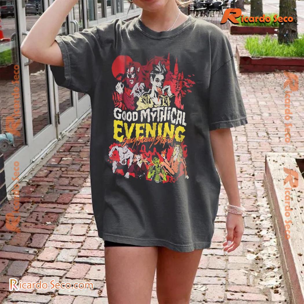 Good Mythical Evening Sexy Scary Stupid Graphic Unisex T-shirt, Classic Men Shirt a Good Mythical Evening Sexy Scary Stupid Graphic Unisex T-shirt, Classic Men Shirt a