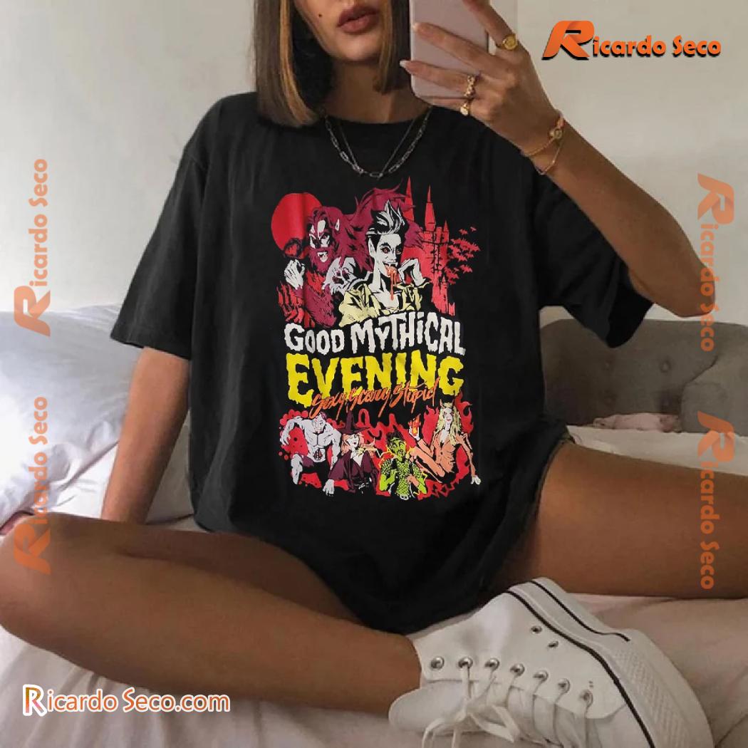 Good Mythical Evening Sexy Scary Stupid Graphic Unisex T-shirt, Classic Men Shirt b Good Mythical Evening Sexy Scary Stupid Graphic Unisex T-shirt, Classic Men Shirt b