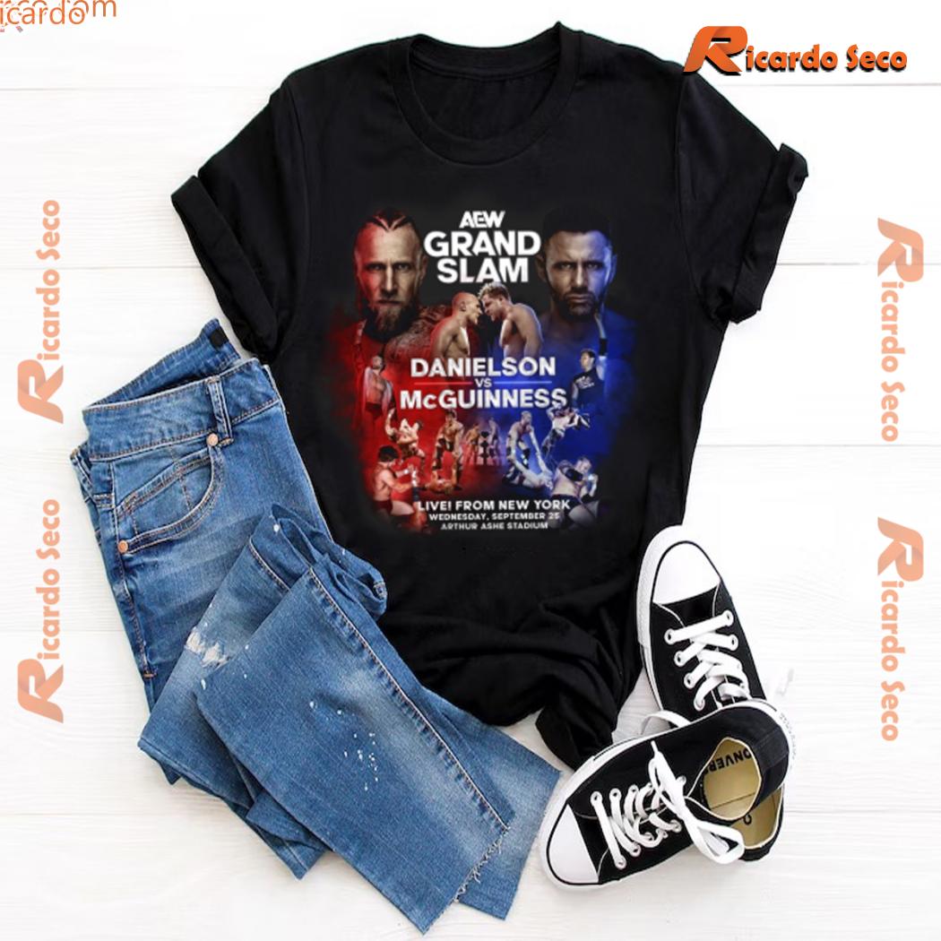 Grand Slam 2024 Matchup Bryan Danielson Vs Nigel Mcguinness Graphic Unisex T-shirt, Classic Men Shirt Grand Slam 2024 Matchup Bryan Danielson Vs Nigel Mcguinness Graphic Unisex T-shirt, Classic Men Shirt