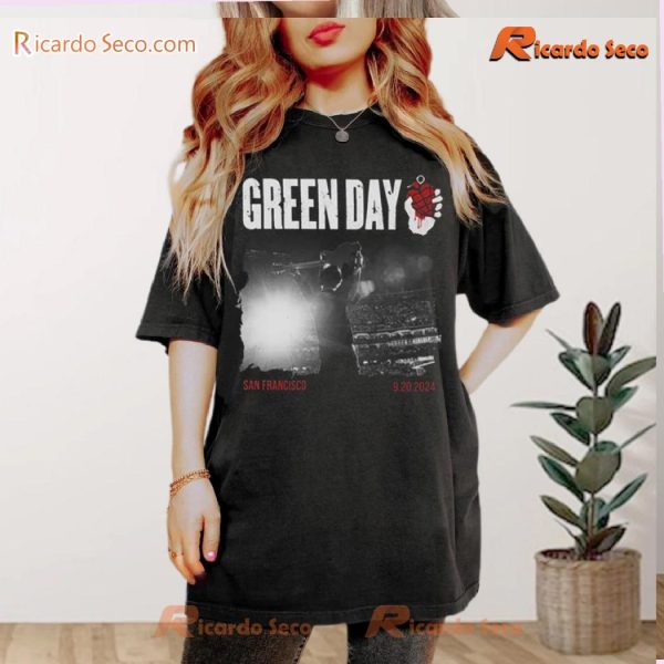 Green Day San Francisco 9.20.2024 Graphic Unisex T-shirt, Classic Men Shirt