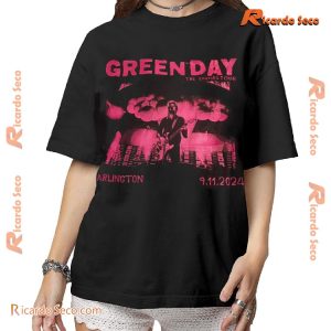 Green Day The Saviors Tour Arlington 9.11.2024 Graphic Unisex T-shirt, Classic Men Shirt