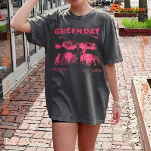 Green Day The Saviors Tour Arlington 9.11.2024 Graphic Unisex T-shirt, Classic Men Shirt b