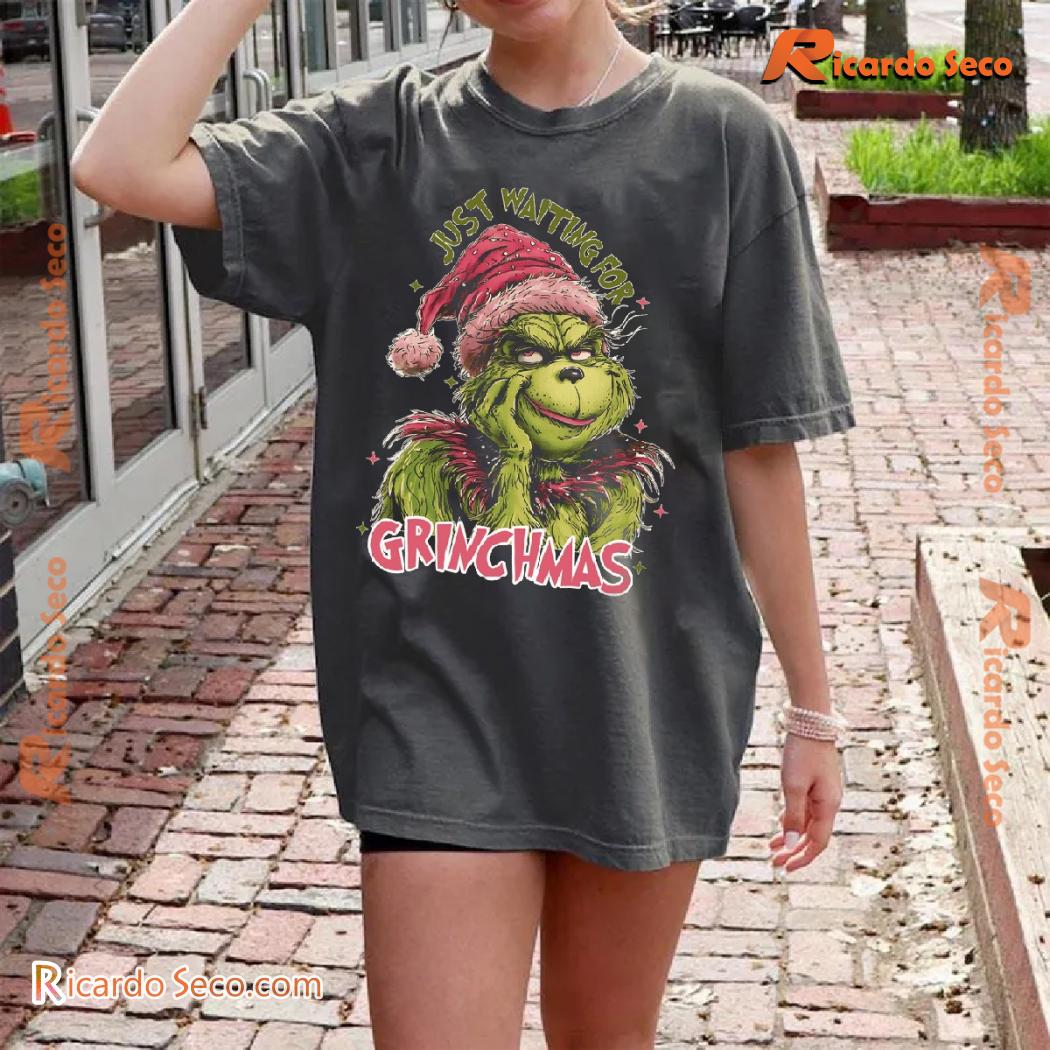 Grinchmas Just Waiting For Christmas Unisex Tee, Hoodie, Long Sleeve, Classic Men Shirt a Grinchmas Just Waiting For Christmas Unisex Tee, Hoodie, Long Sleeve, Classic Men Shirt a