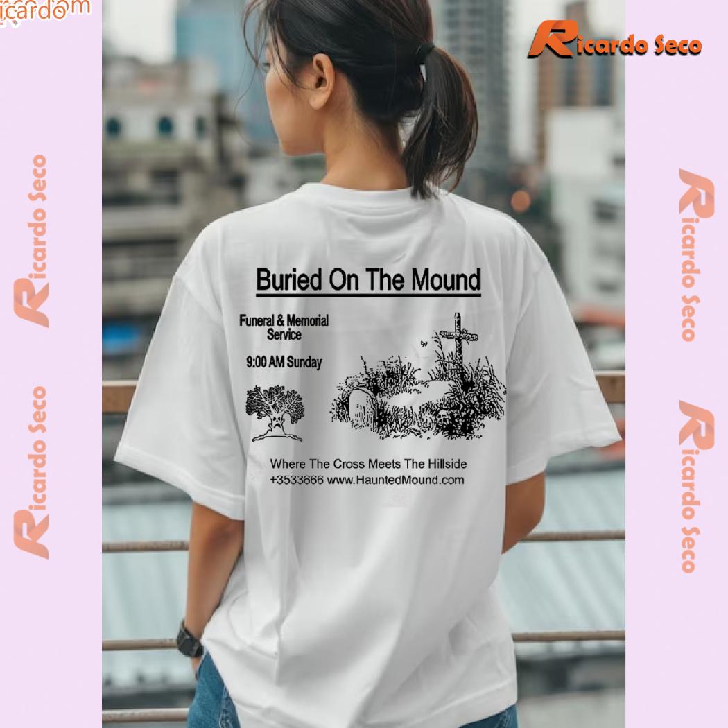 Haunted Mound Buckshot Buried On The Mound Graphic Unisex T-shirt, Classic Men Shirt b Haunted Mound Buckshot Buried On The Mound Graphic Unisex T-shirt, Classic Men Shirt b