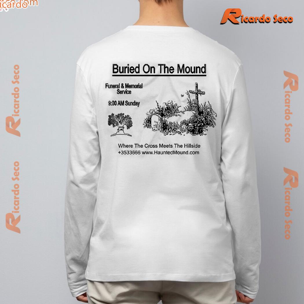 Haunted Mound Buckshot Buried On The Mound Graphic Unisex T-shirt, Classic Men Shirt c Haunted Mound Buckshot Buried On The Mound Graphic Unisex T-shirt, Classic Men Shirt c