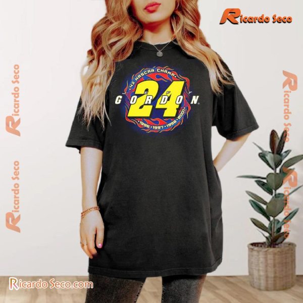 Hendrick Motorsports Jeff Gordon #24 4x Nascar Champ Dupont Gift For Fan, Graphic Unisex Tee, Classic Men Shirt