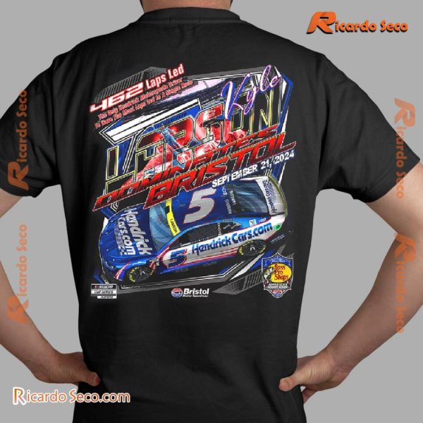 Hendrick Motorsports Kyle Larson #5 2024 Bristol Night Race Win Gift For Fan Graphic Racing Shirt, Classic Men Shirt