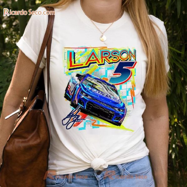 Hendrick Motorsports Kyle Larson #5 Hendrickcars.com Graphic Unisex Tee, Comfort Colors Shirt, Classic Men Shirt